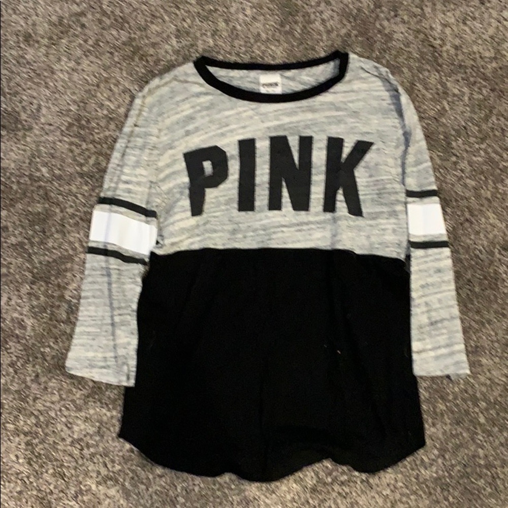 VS Pink 3/4 sleeve top
